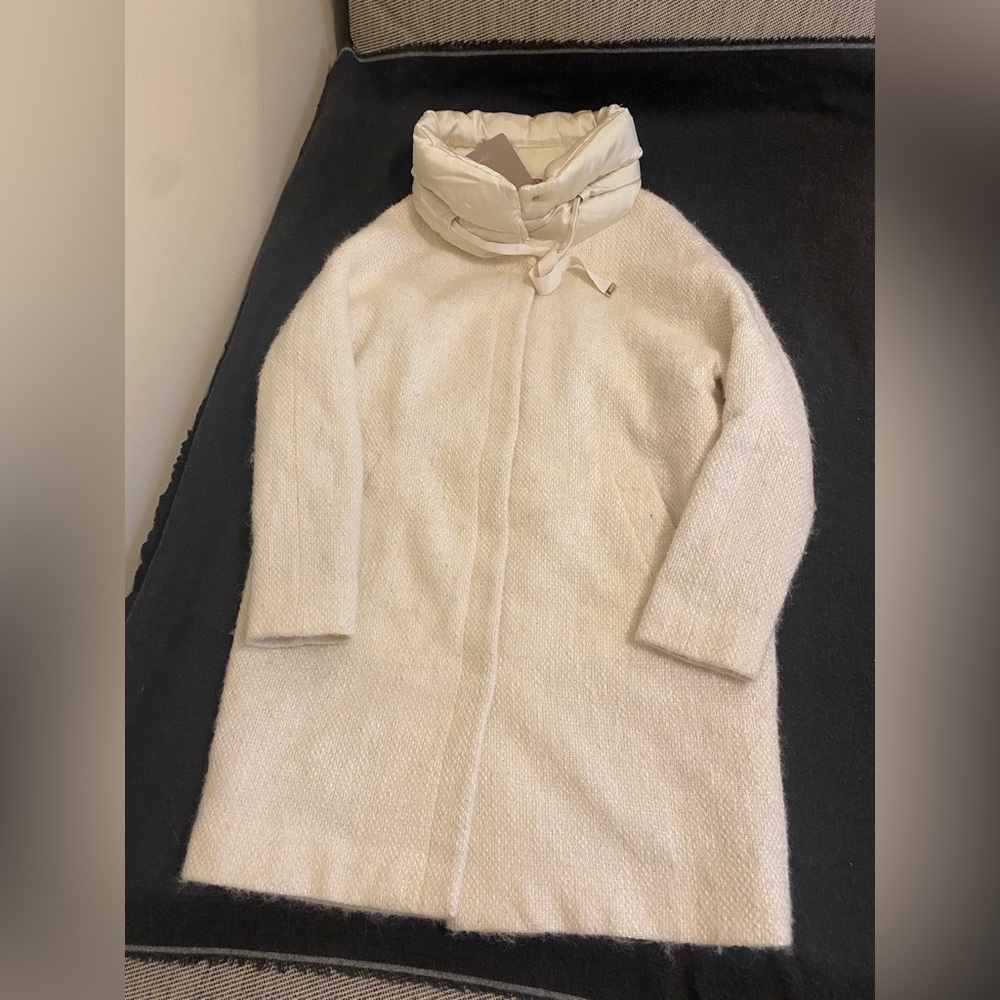 HERNO Elegant Cream Women's Coat